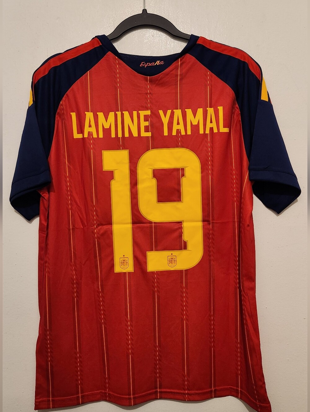 Lamine Yamal 19 Spain National Team 2026 x World Cup Patch Home Jersey